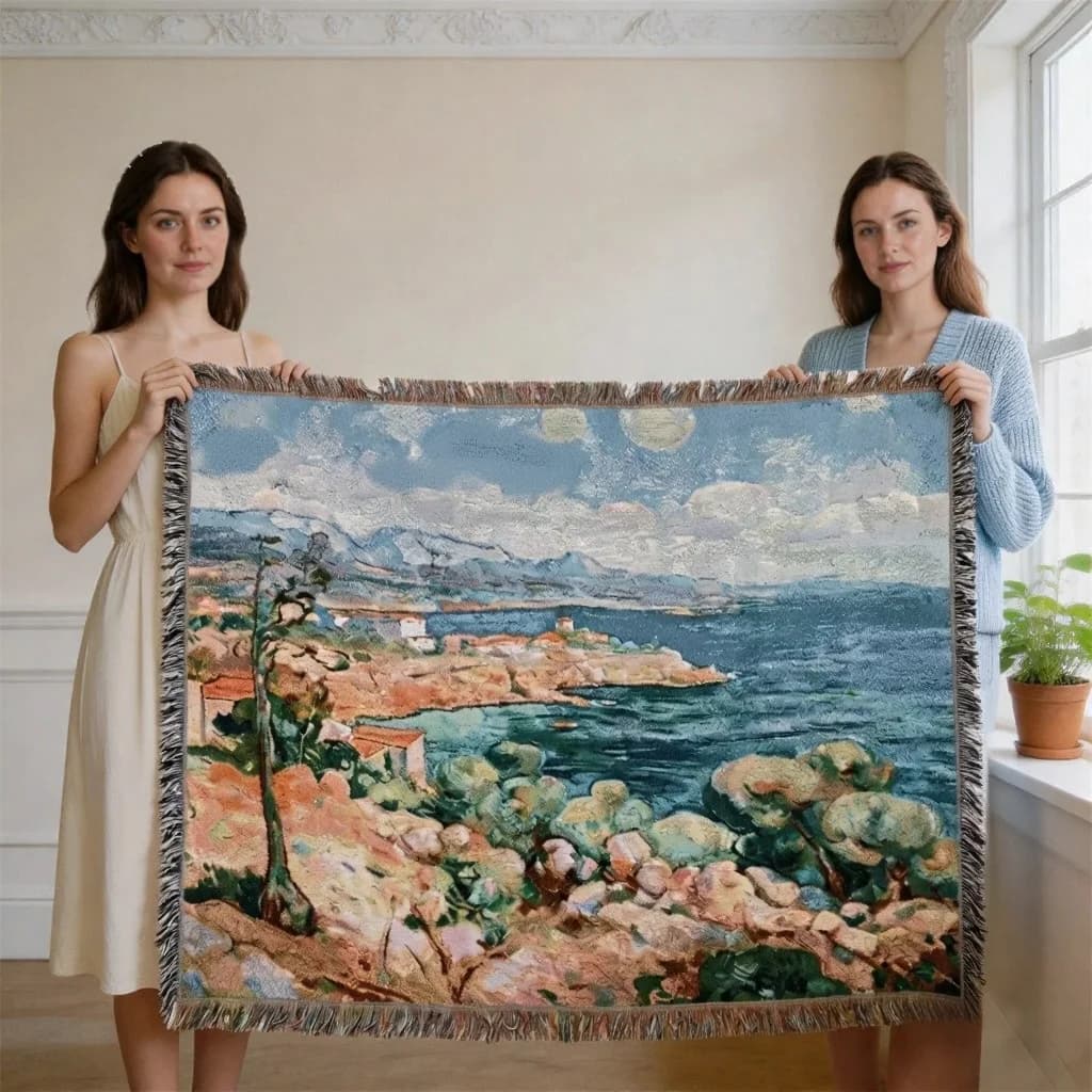 Tapestry deka v štýle Van Gogha na gauč alebo ako dekorácia na stenu